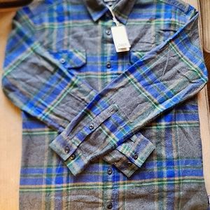 Men's L Patagonia Fjord Flannel Organic Cotton